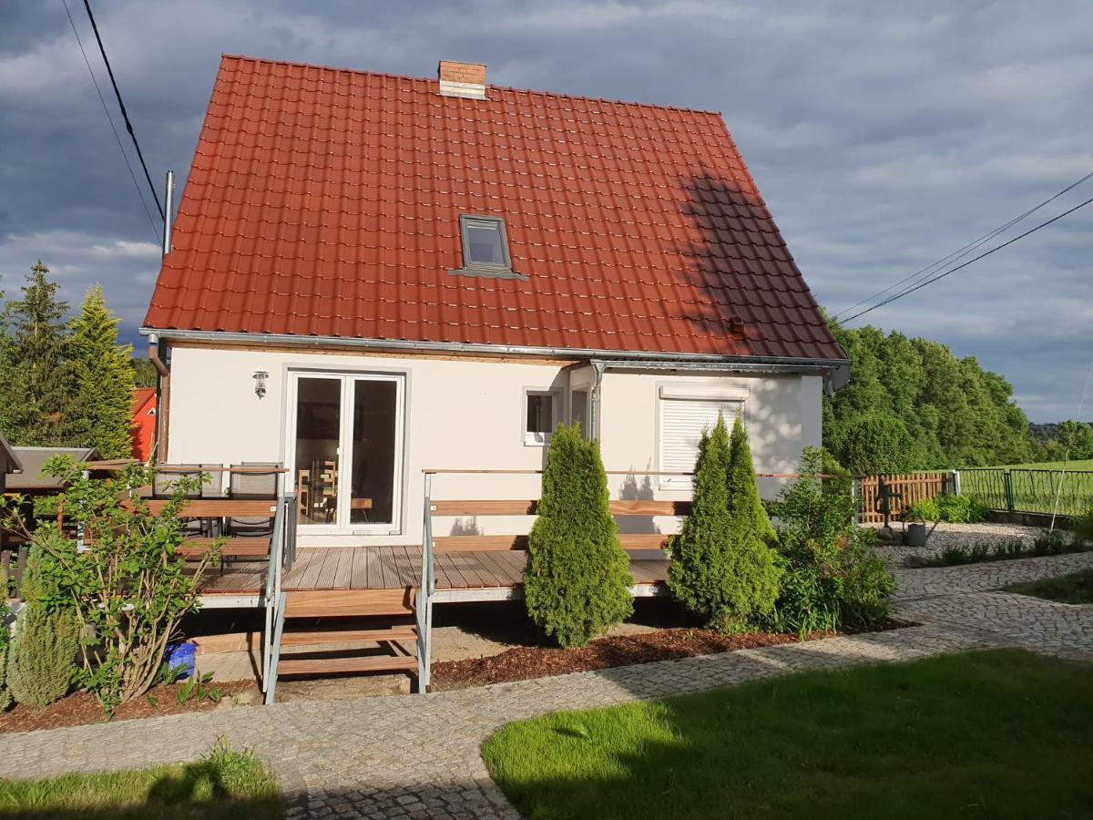 Kaethes Sommerhaus Schöna Exteriör bild